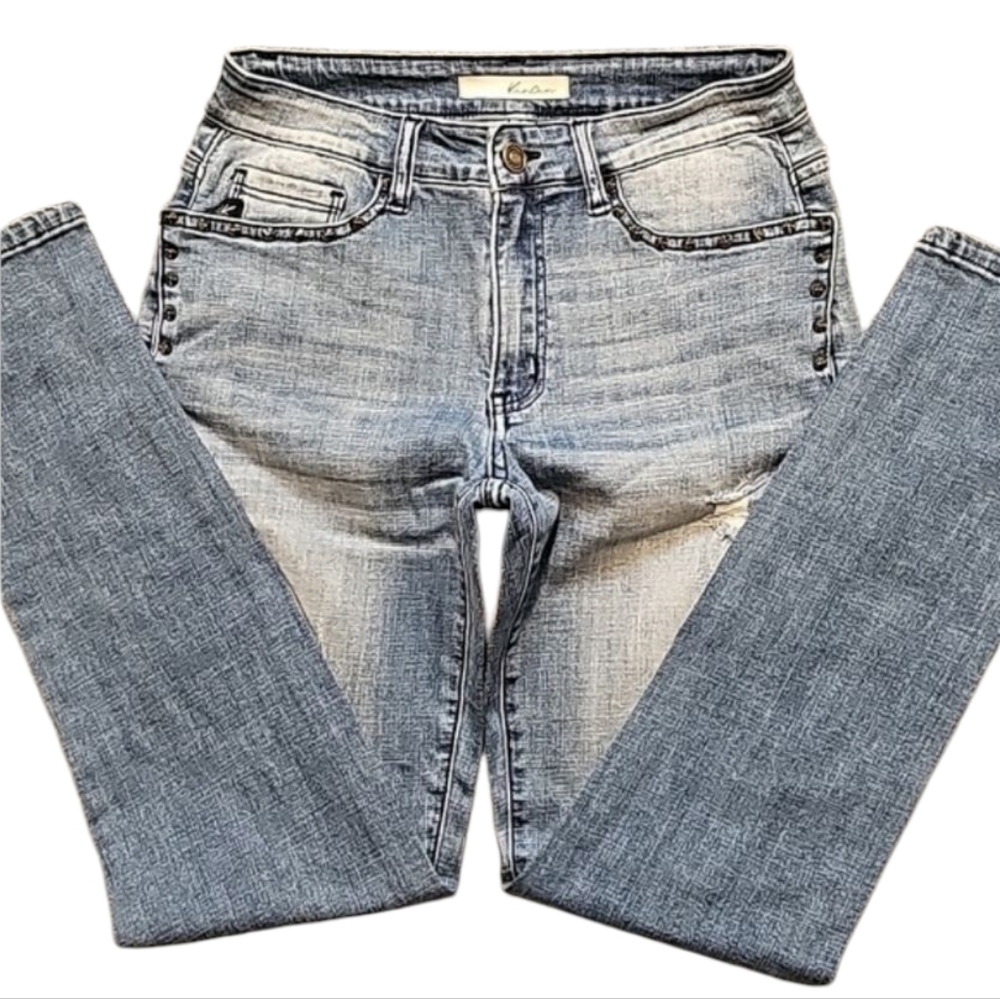 KanCan Stretch Straight Leg Slim Fit Jeans. Women's Size: W9/28x29L